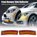 X Autohaux Pair 63147295541 63147295542 Front Bumper Reflector Side Marker For Bmw 420i 2016-2017 428i 2014-2016 430i 2017