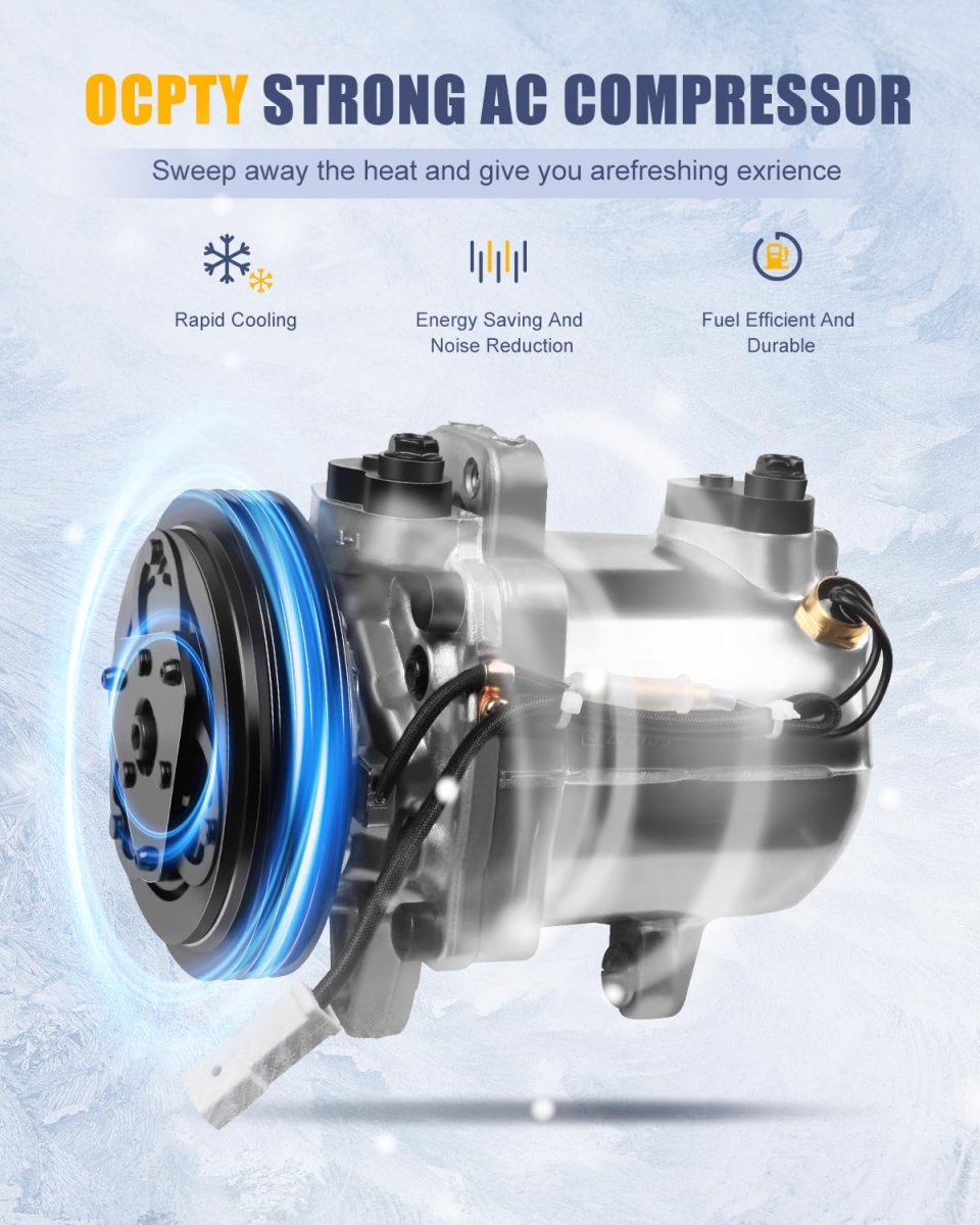 Air Conditioner A C Compressor With Clutch For 1995-2001 Suzuki Esteem 1 6l 1999-2005 Grand Vitara 2 5l 10349471
