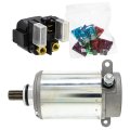 Niche Starter Motor Solenoid Kit For 1995 Yamaha Wolverine 350 Yfm35fxg 4kb-81800-00-00 4bh-81940-02-00 Atv 