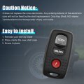 Uxcell New 3 Buttons Key Fob Remote Control Case Shell Replacement Kpu41794 For Mazda 6 20-2005 3 2004-2009