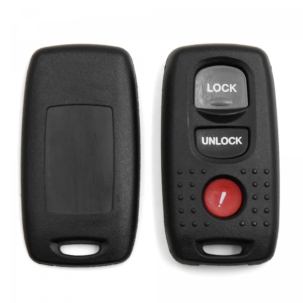 3 Button Key Fob Remote Control Case Shell Replacement Kpu41794 For Mazda 6 20 To 2005 And 3 2004 2009 Black Plastic Metal