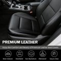 Front Driver Side Bottom And Top Back Replacement Perforated Seat Covers Slate Black Microfiber Leather For Subaru Outback