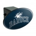 Baruch College Bearcats Logo Oval Tow Hitch Cover Trailer Plug Insert 2