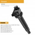 Ignition Coils Pack Set Of 6 Compatible With V6 3 0ll 1999 2000 2001 2002 20 2004 2005 2006 Lexus E00 Rx300 Toyota Avalon Camry