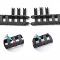 39 3 In Carrier Drag Chain Cable Wire R18 10x15mm Plastic Black Open Type For Cnc Router Mill And 3d Printer With Connectors