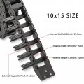 39 3 In Carrier Drag Chain Cable Wire R18 10x15mm Plastic Black Open Type For Cnc Router Mill And 3d Printer With Connectors