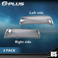 Front Headlight Lenses Cover For Chevy Silverado 1500 2500 3500 1999-2002 Left Right Side Pair Smoky Lens