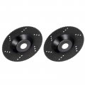 2pcs 4 Dual Purpose Brazed Diamond Coated Concave Cutting Grinding Wheel Carbon Steel 16mm Arbor 