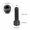 Uxcell M8x30mm Socket Head Bolts 12 9 Grade Alloy Steel Cap Screws Fully Thread 10pcs