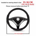 K Lakey Suede Steering Wheel Cover Compatible With Mini Cooper 2004-2007 Alcantara Leather Sport Non-slip Car Interior