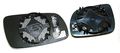 Euro Wing Tinted Blue Heated Anti Blind Spot Mirror Glass For Audi A4 B5 A6 C4 C5 D2 