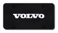 Compatible For Volvo Name On A Black License Plate 