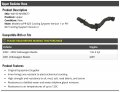 Upper Radiator Hose Compatible With 2001-2005 Volkswagen Beetle With Pr-8z5 Cooling System Version 1 Or Pr-8z7 2