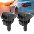 X Autohaux 2pcs Kd45-67-510 Car Windshield Wiper Washer Nozzle Spray Jet Replacement For Mazda 3 6 Cx-5 Cx-9