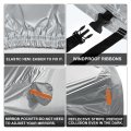 X Autohaux Car Cover Full Custom Fit For Tesla S Model 2012-2022 Waterproof Dustproof Windproof Snow Sun Heat Protection