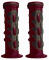 Yana Shiki Grp-4076-red Rubber Slip-on Sport Bike Grips For 7 8 Handle Bars 