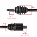 Caltric Rear Axle Stock Length Complete Compatible With Polaris Rzr Xp 4 1000 Sp Evap 2022 Atv Sxs