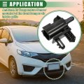 Motoforti Ambient Air Temperature Sensor Outside For Ford Bronco Sport Badlands 2021 Plastic Au5z-12a647-b Black