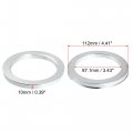 X Autohaux 4pcs Od 112mm To Id 87 1mm Aluminium Alloy Car Hub Centric Rings Wheel Bore Center Spacer