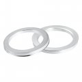 X Autohaux 4pcs Od 112mm To Id 87 1mm Aluminium Alloy Car Hub Centric Rings Wheel Bore Center Spacer