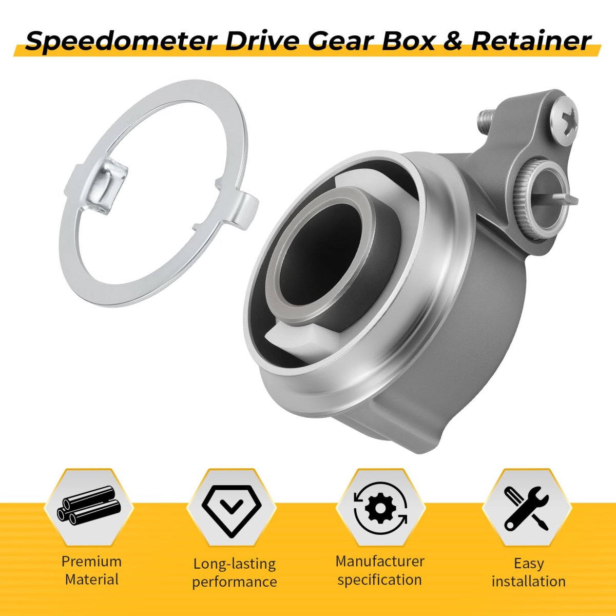 Speedometer Drive Gear Box Retainer For Honda Shadow 1100 1987-2007 44800-mm8-003 44680-ml7-000