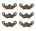 Front And Rear Brake Pads For Atv Polaris Sportsman 500 X2 Efi 2007 2008 2009 