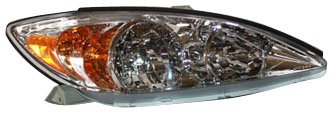 Right Headlight Assembly For 2002 To 2004 Toyota Camry Passenger Side Halogen Lamp With Clear Lens And Waterproof Feature Part