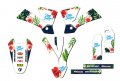 2002 Sx Tropic White Senge Graphics Base Kit For Ktm 