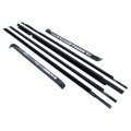 Applianpar Car Quarter Door Belt Moulding Weatherstrip Kit For Toyota Prado Fj Lc120 Gx470 2003-2009 Front And Rear Black