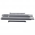 Applianpar Car Quarter Door Belt Moulding Weatherstrip Kit For Toyota Prado Fj Lc120 Gx470 2003-2009 Front And Rear Black