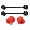 4pc Front Sway Bar Links Bushings Fits Jeep 2006-2010 Grand Cherokee Commander 