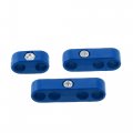 X Autohaux 2 Set 8mm Car Engine Spark Plug Wire Separator Looms Divider Organizer Clamp Plastic Blue