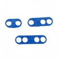 X Autohaux 2 Set 8mm Car Engine Spark Plug Wire Separator Looms Divider Organizer Clamp Plastic Blue
