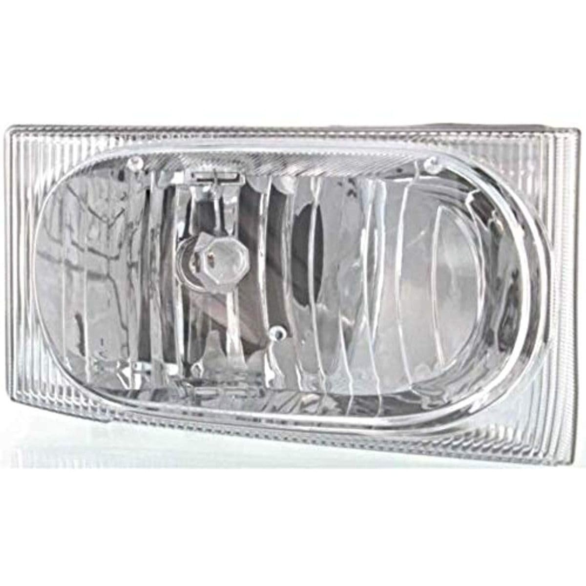 Aftermarket Fits 99-04 Ford Superduty Left Driver Composite Headlamp Assy W Clear Center Lens
