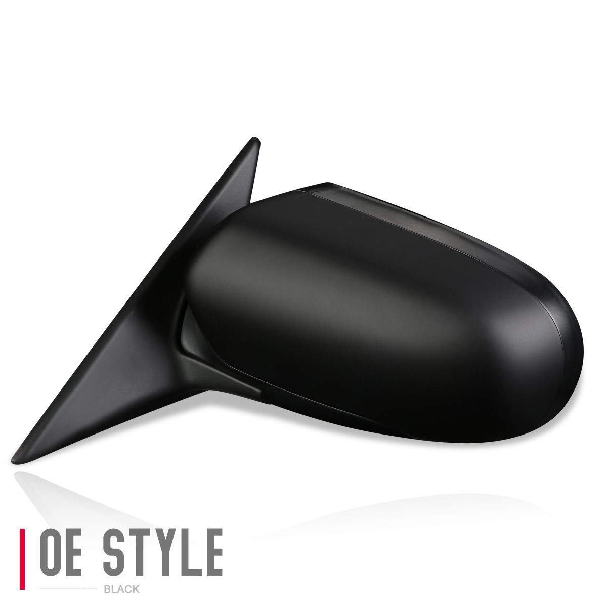 Powered Driver Left Side View Door Mirror For Subaru Legacy Outback 05-09 Black Textured Finish Manual Folding And Adjustment