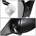 Powered Driver Left Side View Door Mirror For Subaru Legacy Outback 05-09 Black Textured Finish Manual Folding And Adjustment