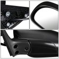 Powered Driver Left Side View Door Mirror For Subaru Legacy Outback 05-09 Black Textured Finish Manual Folding And Adjustment