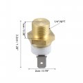 X Autohaux Universal Automotive Radiator Engine Cooling Fan Temperature Thermo Sensor Switch 1 4 Npt 155-170 Degrees On 135 Off