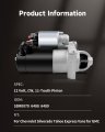 Ocpty Starter Starters Compatible Sdr0070 6489n For Chevrolet Silverado 1500 2001-2003 Tahoe 8l Express Vans Gmc Savana 2003