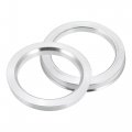 X Autohaux 4pcs Od 83 1mm To Id 65 Aluminium Alloy Car Hub Centric Rings Wheel Bore Center Spacer