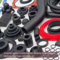 Uxcell Neoprene Rubber Sheet Rolls 3 16 T X 1 18 W 78 74 L Solid Strips For Diy Gasket Sealing Padding Reduce Vibration Mat