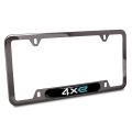 Jeep 4xe Black Insert Gunmetal Stainless Steel License Plate Frame Official Licensed 