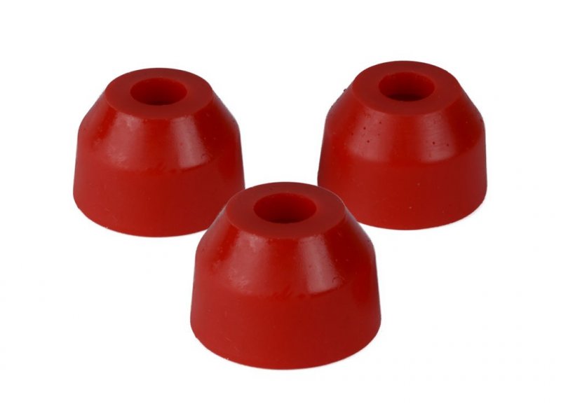 Complete Tie Rod Boot Kit Red Set Of 3 Fits 1955 To 2001 Various Models Polyurethane Smooth Finish Rk2284