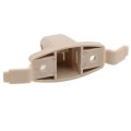 Newyall Pack Of 2 Beige Sun Visor Bracket Clip