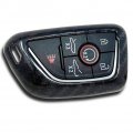 Real Carbon Fiber Key Fob Cover For C8 Corvette 2020 2024 Protective Case Next Generation Keyfob Black Modern Style