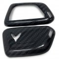 Real Carbon Fiber Key Fob Cover For C8 Corvette 2020 2024 Protective Case Next Generation Keyfob Black Modern Style