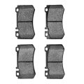 Disc Brake Pads For Mercedes Benz Slk55 Amg 2005 To 2011 Low Metallic Friction Electronic Pad Wear Sensor 2 54in Inner Height 4 