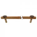Vicenza Designs P2010 Palmaria 12-inch Horizontal Leaf Pull Appliance Antique Brass 
