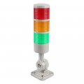 Led Signal Tower Stack Lights Industrial Warning Column Lamp Andon With Rotatable Base Steady Flashing Switchable 110v 220v Ac 