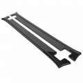 Hecasa Side Skirts Compatible With 2016-2021 Tesla Model X Trim Rocker Panels Extension Carbon Fiber Printing Plastic